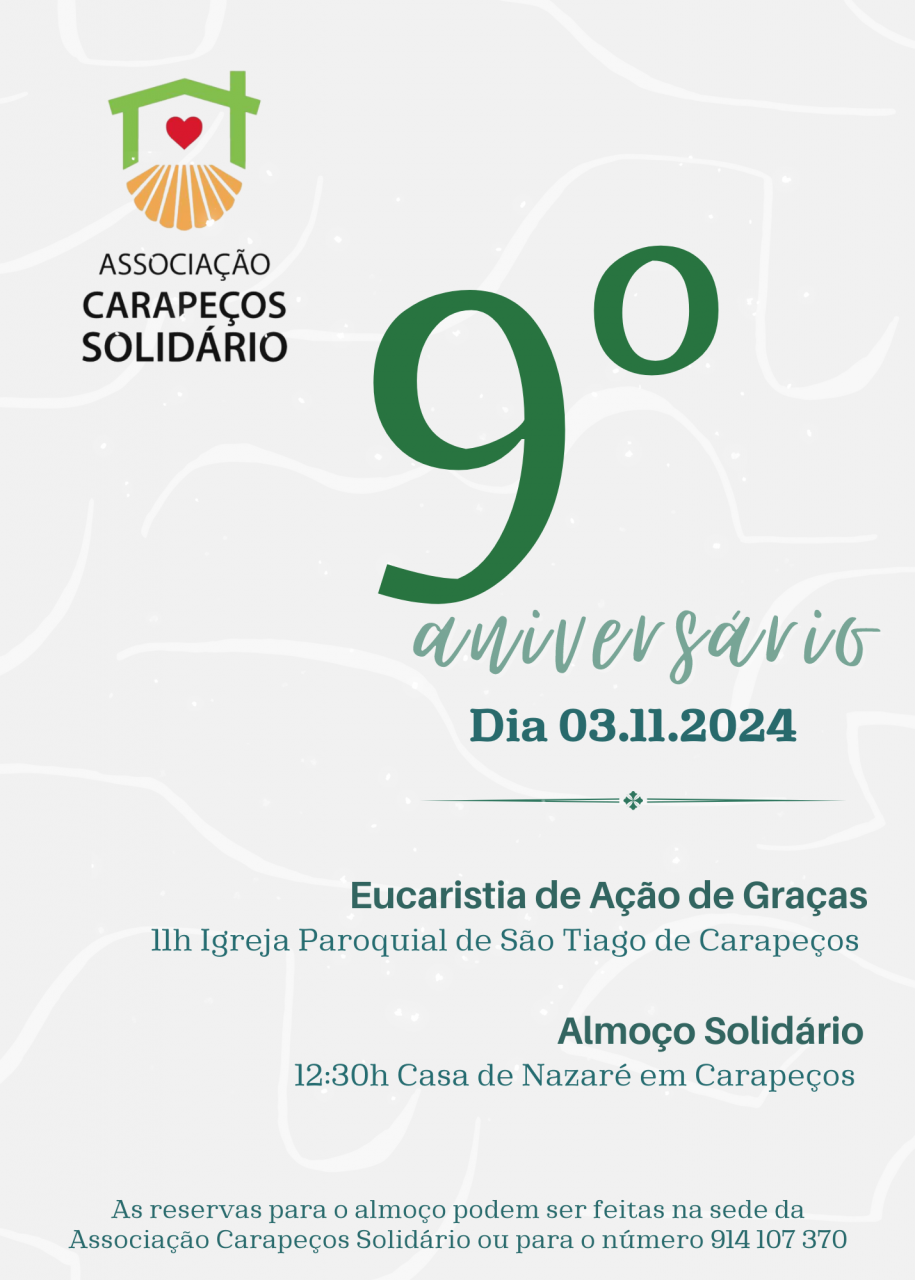 Aniversário Carapeços Solidário 
