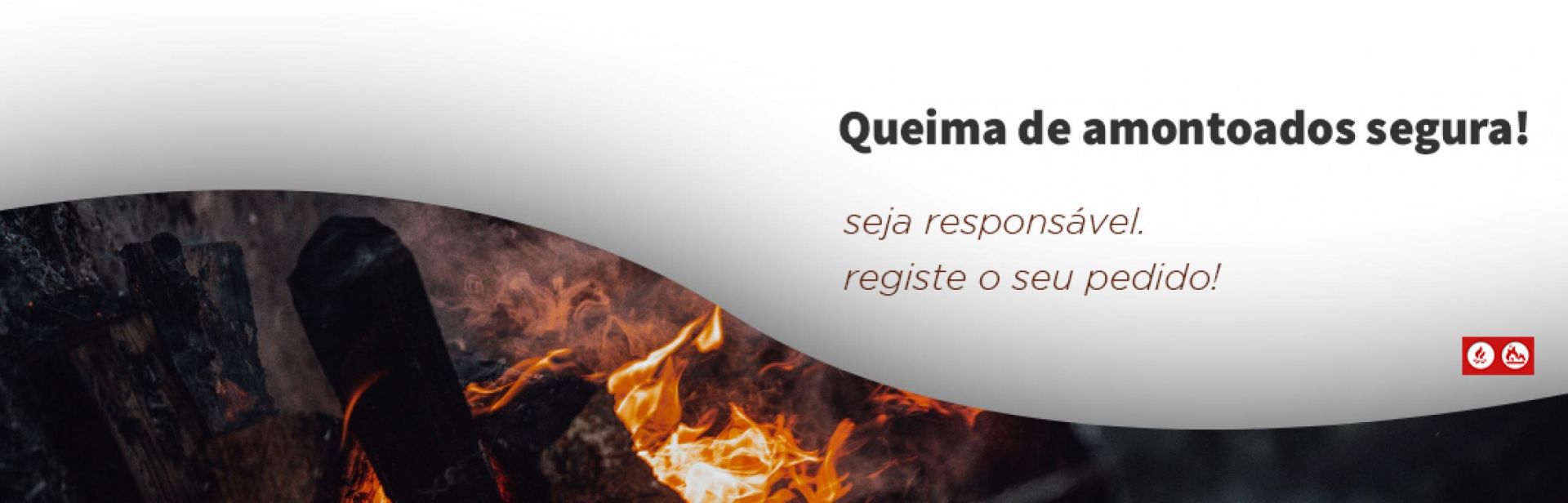 Queima de amontoados segura